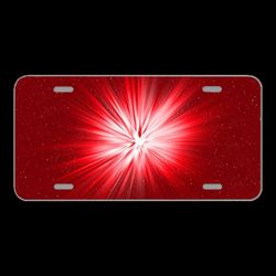 License Plate Novelty Car Front Celestial Body Star Starry Sky Space