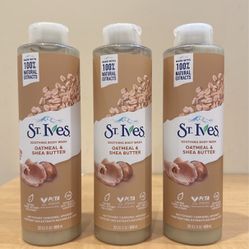 St. Ives oatmeal & Shea butter body wash 22 oz: 3 for $10