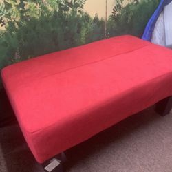 Red Ottoman