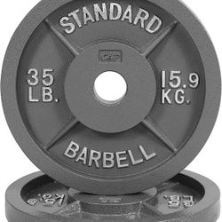 35lb Barbell Plates (2 Plates)