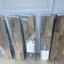 Laminated flooring 7mm.  9 in each pack.