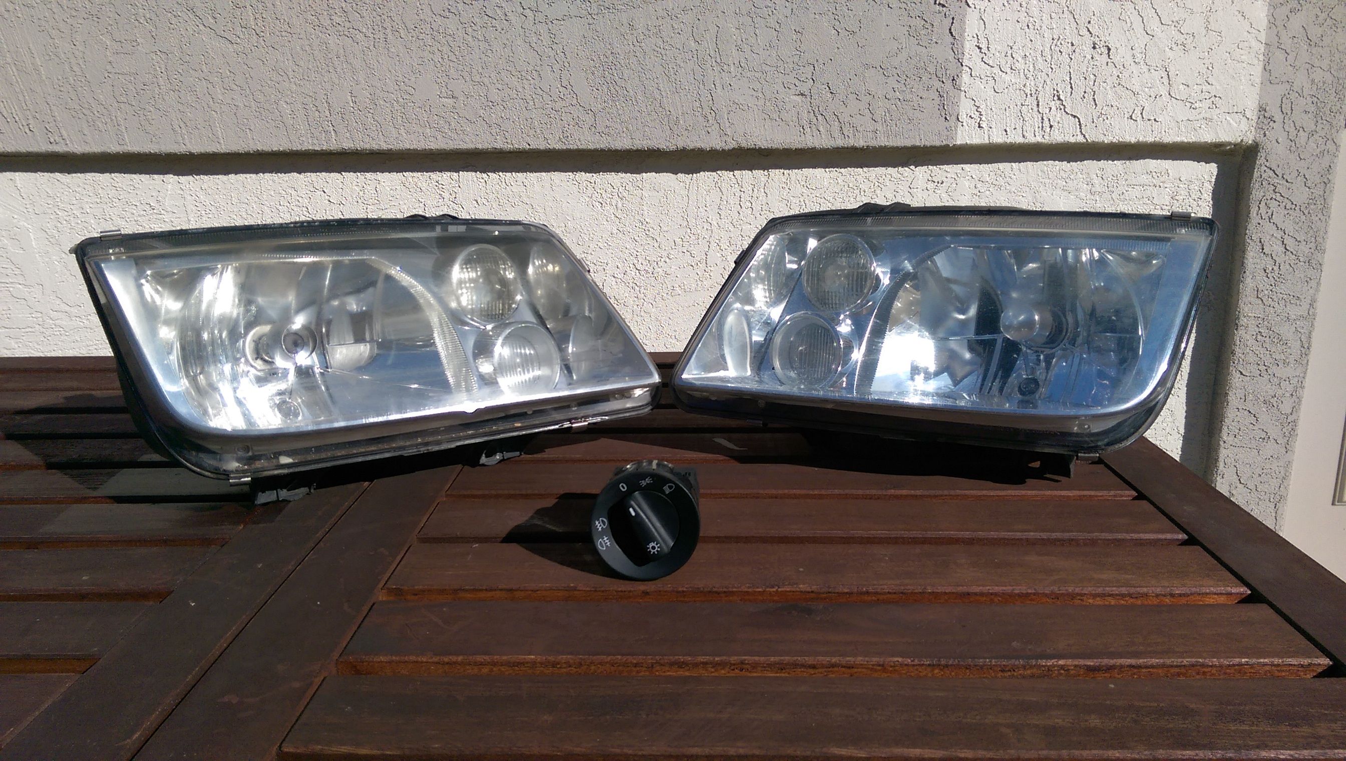 MK4 VW Jetta Hella E-Code Headlights with Euroswitch
