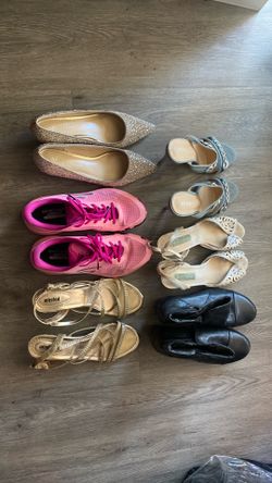 Lot of women’s shoes