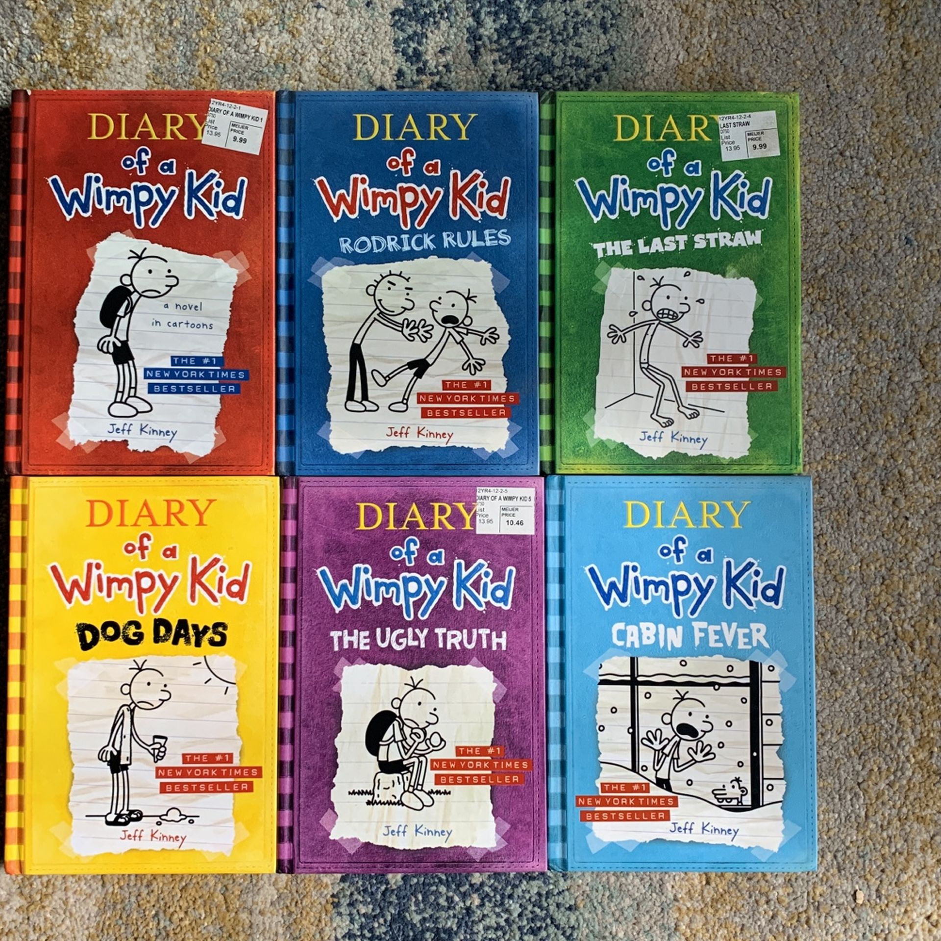 Diary Of A Wimpy Kid Books-$5 Each