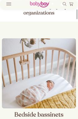 BabyBay side crib / bassinet made in Germany