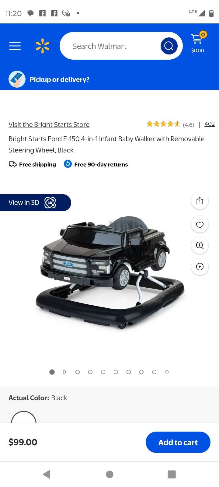 Bright Star 4-1 Ford F150 Baby Walker