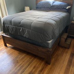 Bedroom Set. Bed Frame, Night Stands. Night Lights And Dresser. $200 OBO 