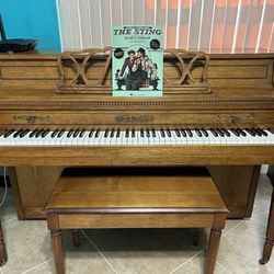 Chickering Piano and Bench