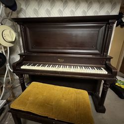 Antique Weaver Upright Piano