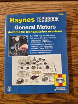 General Motors Automatic Transmission Overhaul by Haynes Techbook - Reference - 10360