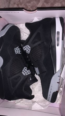 Air Jordan 4 Retro SE ( Black Canvas )