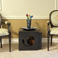 Pair of Vintage Louis XVI Style French Bedroom Oval Back Chair