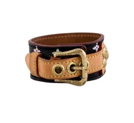 Louis Vuitton Monogram Canvas Leather Bracelet 