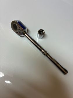 Vintage Par-x By Snap-on Tools Ur-70 3/8" Drive Ratchet & 7/16 socket