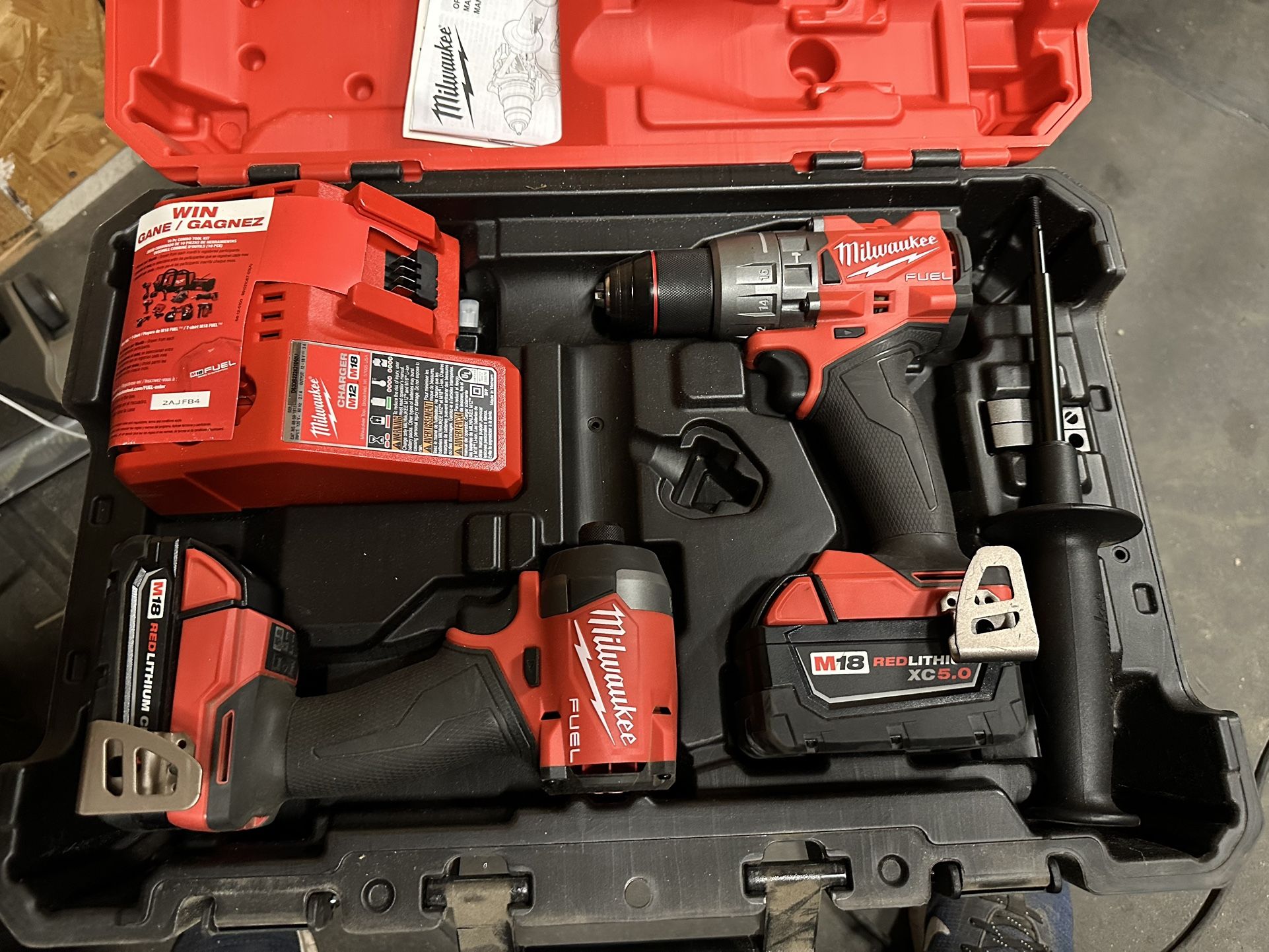 Milwaukee M18 Hammer Drill And Impact Driver