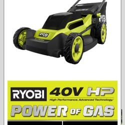 Ryobi Push Mower Barley Used