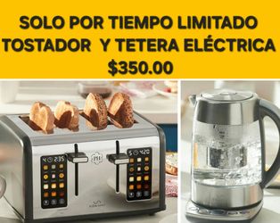 TOSTADOR  Y TETERA ELÉCTRICA