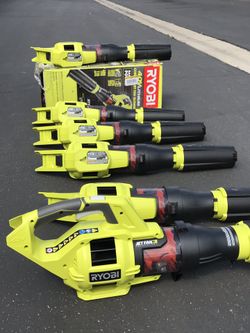 RYOBI jet fan blower 110 MPH 480 CFM 40v