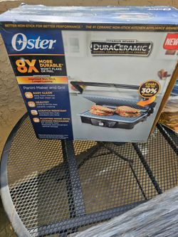 Oster DuraCeramic Panini Maker and Grill
