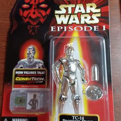 Star Wars Tc14 With Com Chip Episode 1 Droid Action Figure