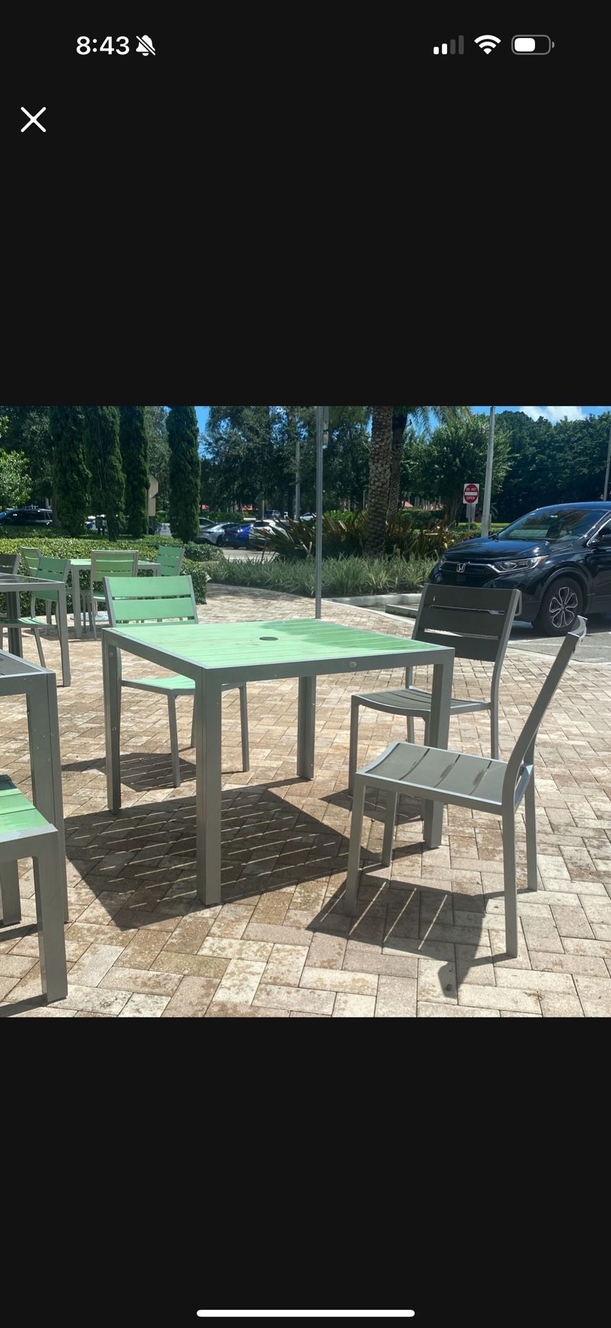 Set Out Door Table And Chair