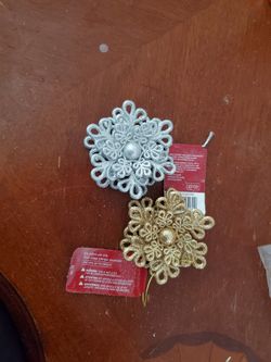Glitter Snowflake Christmas Decor