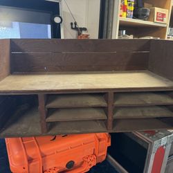 Vintage Wood Organizer 