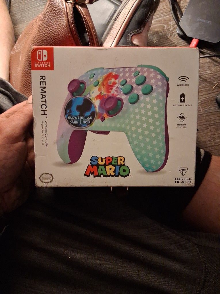 Nintendo Switch Wireless Controller Invincible Mario Rematch 