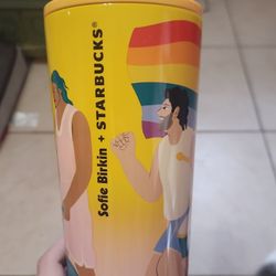 Brand New Starbucks x Sofie Birkin cup / tumbler WITH STRAW
