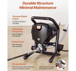 535}Stand Airless Paint Sprayer, 3000PSI 750W Efficient Electric Airless Sprayer,for Home Interior and Exterior Furniture and Fences, Handheld Paint S