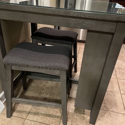 Counter Height 3 Piece Dining Table 