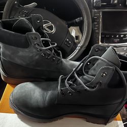 Navy Blue Timberlands