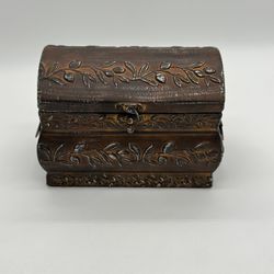 Storage Box Metal Iron Small Antique Old Jewelry Decorative Gift