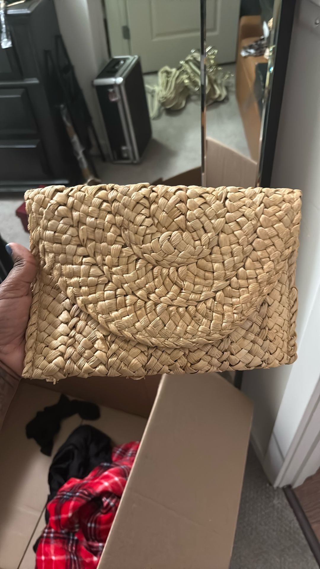 Wicker Clutch