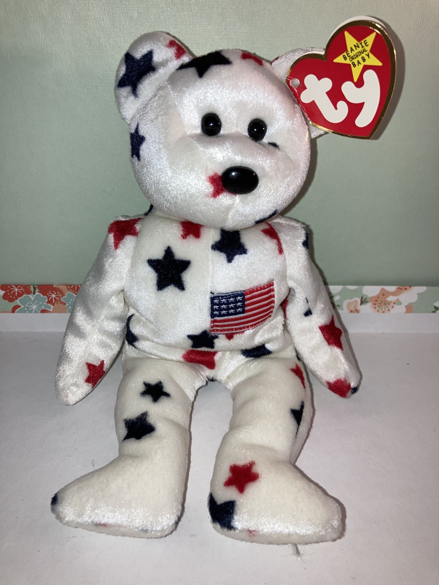 TY Beanie Babies Collection Glory July 4,  1997