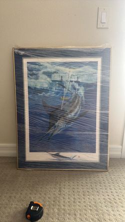 Guy Harvey Limited Edition with hand drawn sketch