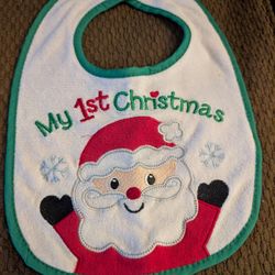 My 1st Christmas bib
