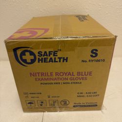 Safe health Nitrile Exam Gloves 1000 Case