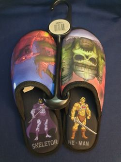 He-man & Skeletor Slippers Size Small