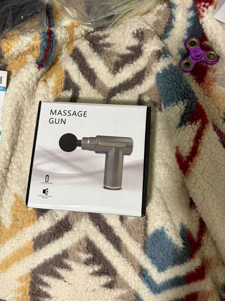 Massage Gun Muscle Massager – Rechargeable with Attachments