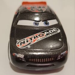 Collectible Disney Pixar CARS "Aiken Axler NitroAde" #28 Mattel 1:55 Die-Cast