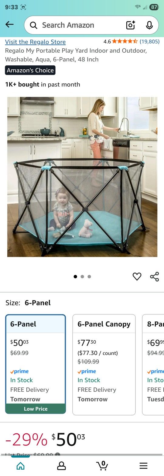 Regalo Play Yard/Play Pen