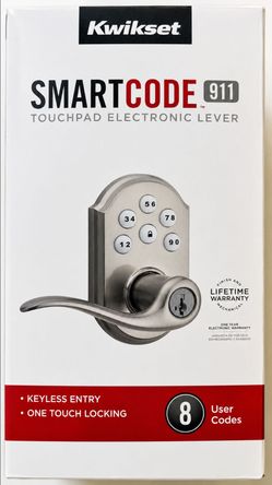 Kwikset SmartCode 911 Keyless Entry Door Lever – New in Box