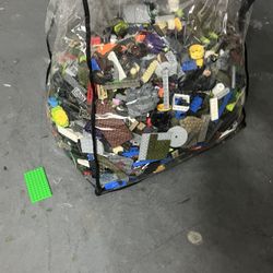 Bag Full Of LEGO and Mini Figures 