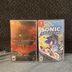 Two Factory Sealed Nintendo Switch Games 