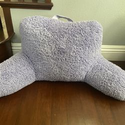 Purple Bedrest Pillow With Arms 