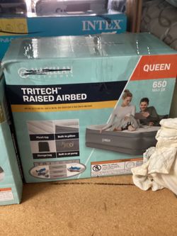 Magellan Outdoors Tritech Queen Raised Airbed