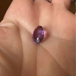 Large, single amethyst gemstone