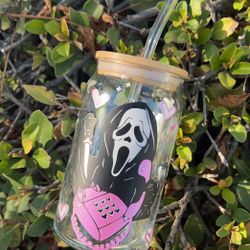 Scream Beer Glass Cup