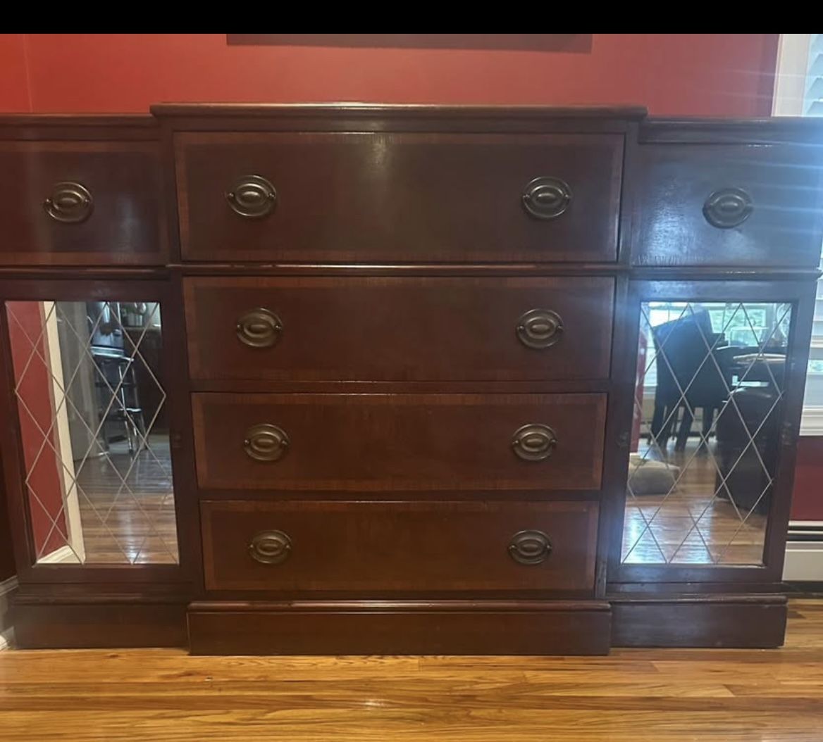 Antique Mahogany Credenzia